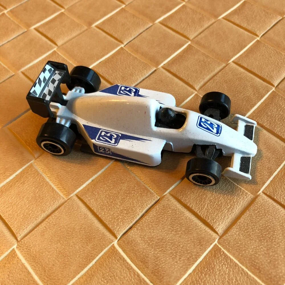Hot Wheels Formula 1 White Miniature Die-Cast Race Car #23